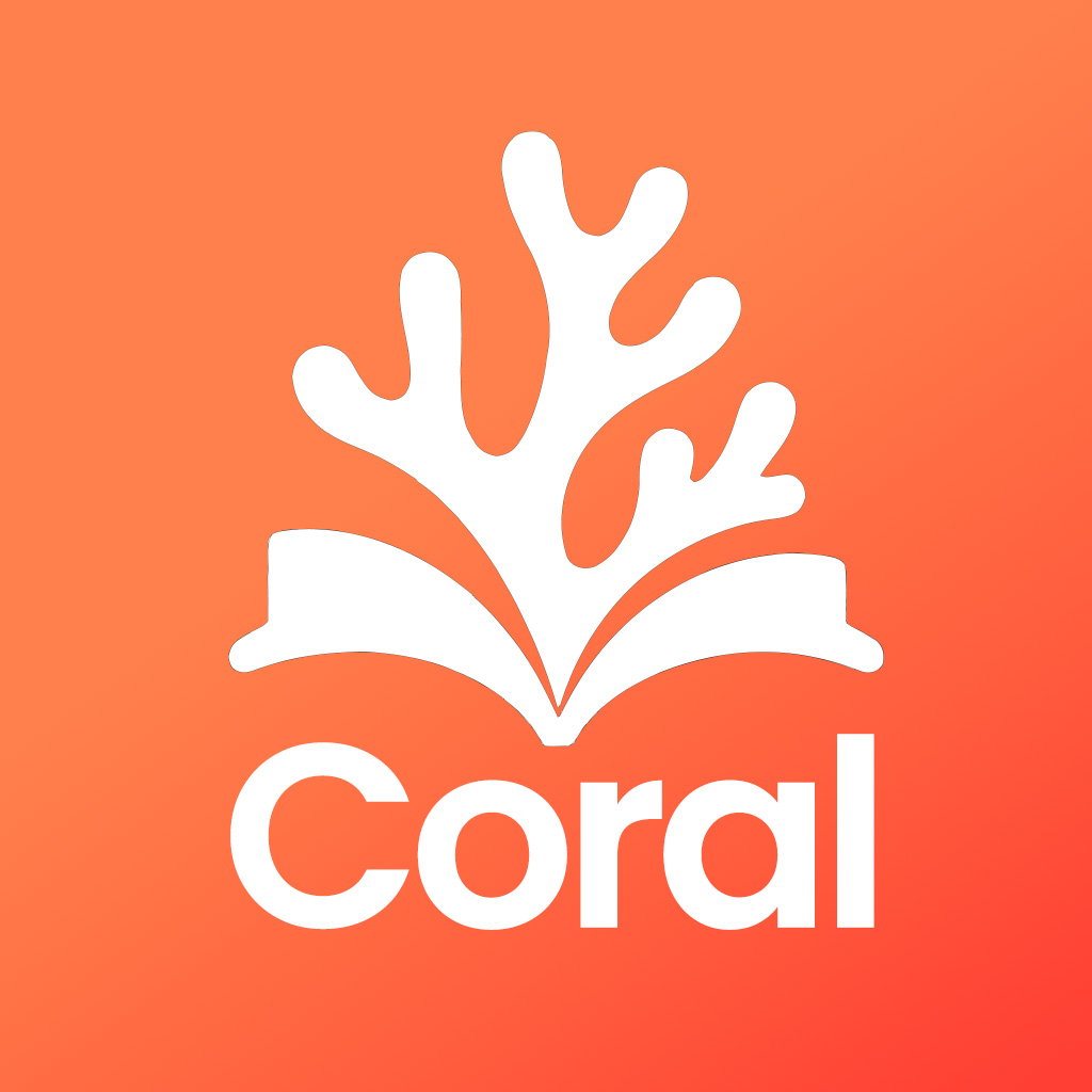 Coral Reader logo